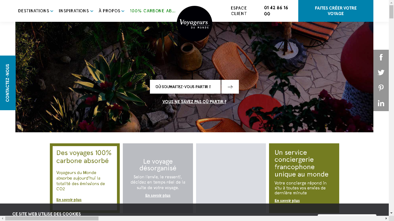 Capture d'écran de http://www.voyageurdumonde.com/
